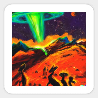 Volcano Sticker